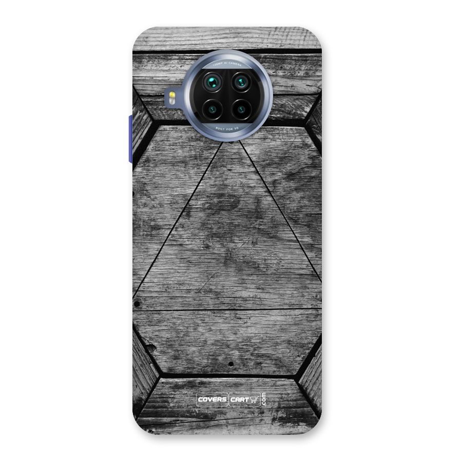 Wooden Hexagon Back Case for Mi 10i