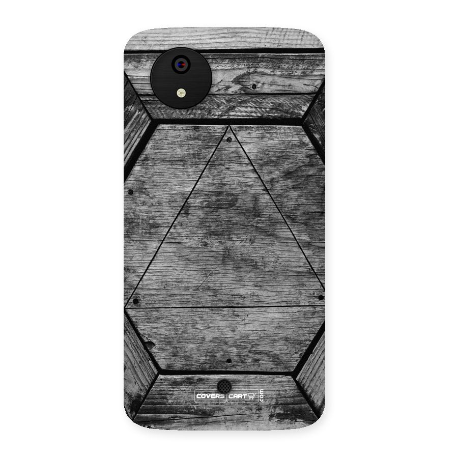 Wooden Hexagon Back Case for Micromax Canvas A1