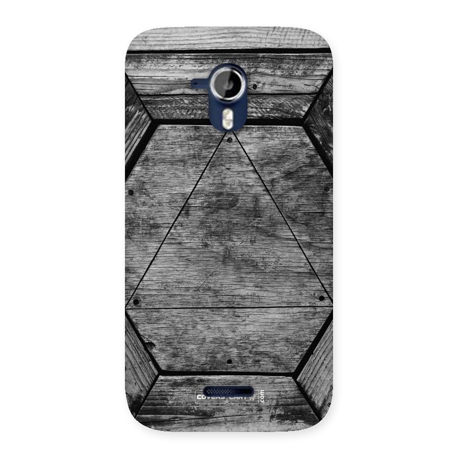 Wooden Hexagon Back Case for Micromax Canvas Magnus A117