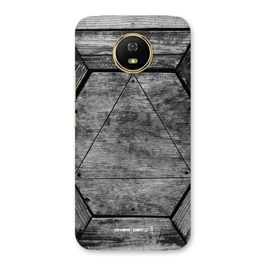 Wooden Hexagon Back Case for Moto G5s