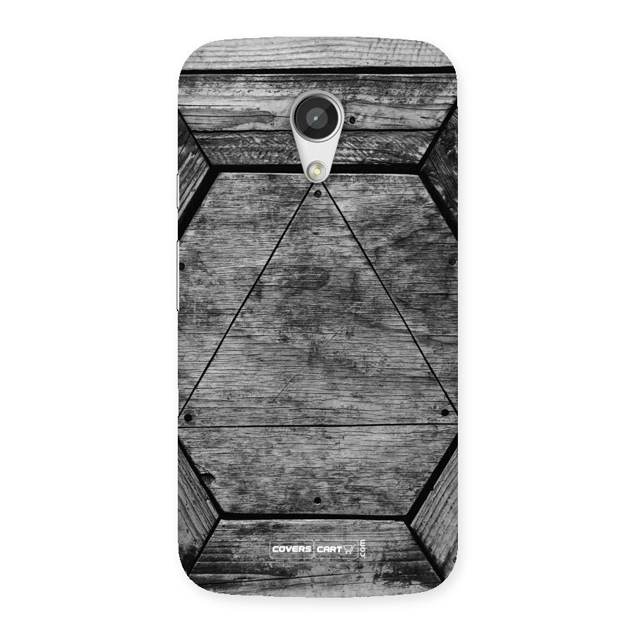 Wooden Hexagon Back Case for Moto G 2nd Gen