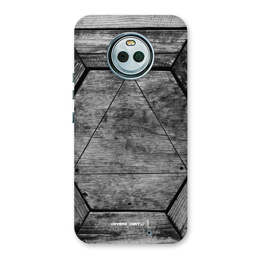 Wooden Hexagon Back Case for Moto X4