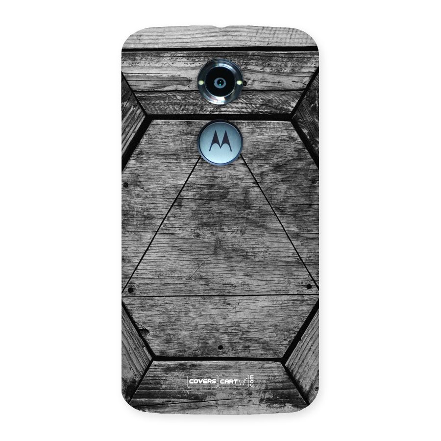 Wooden Hexagon Back Case for Moto X 2nd Gen