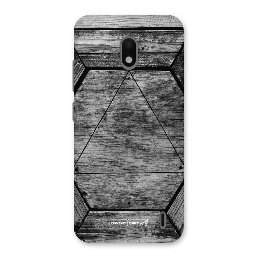 Wooden Hexagon Back Case for Nokia 2.2