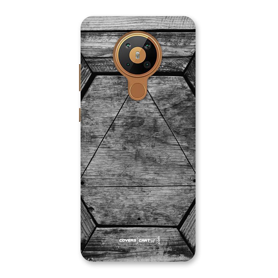 Wooden Hexagon Back Case for Nokia 5.3
