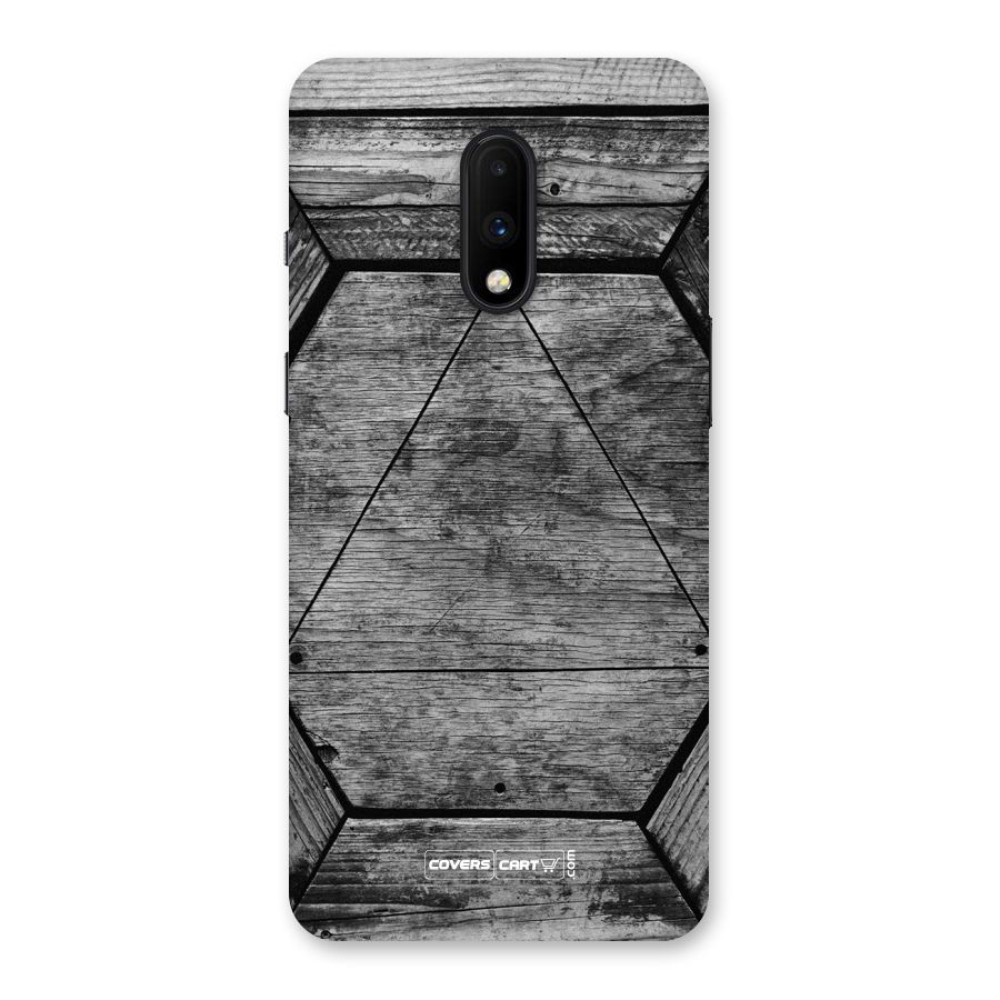 Wooden Hexagon Back Case for OnePlus 7