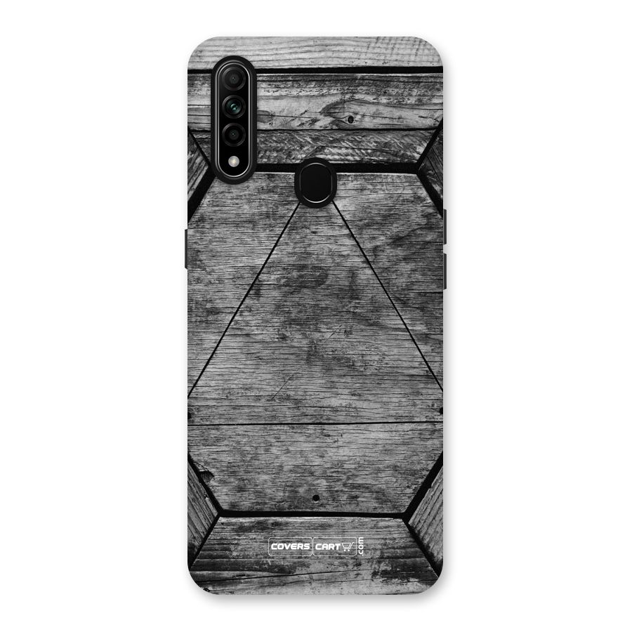 Wooden Hexagon Back Case for Oppo A31