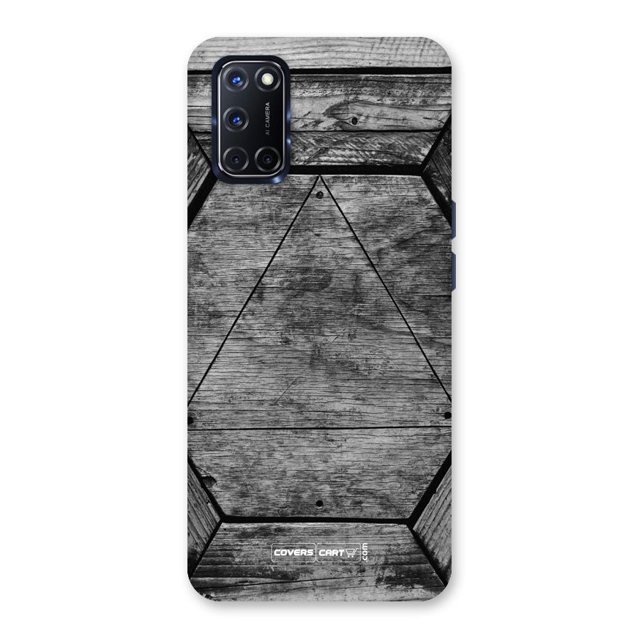 Wooden Hexagon Back Case for Oppo A52