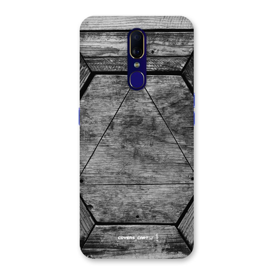 Wooden Hexagon Back Case for Oppo A9
