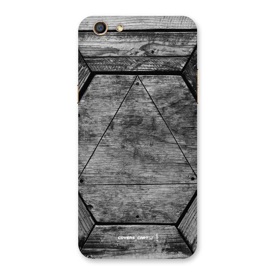 Wooden Hexagon Back Case for Oppo F3