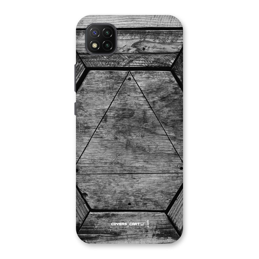 Wooden Hexagon Back Case for Poco C3