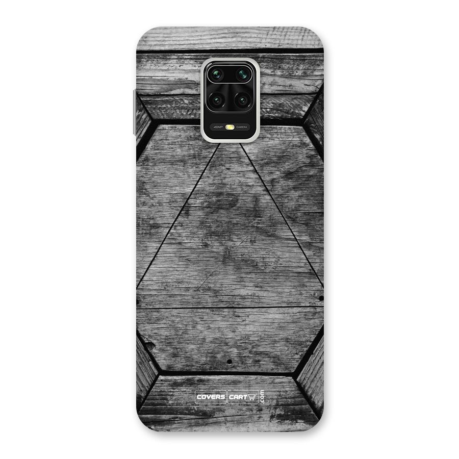 Wooden Hexagon Back Case for Poco M2 Pro