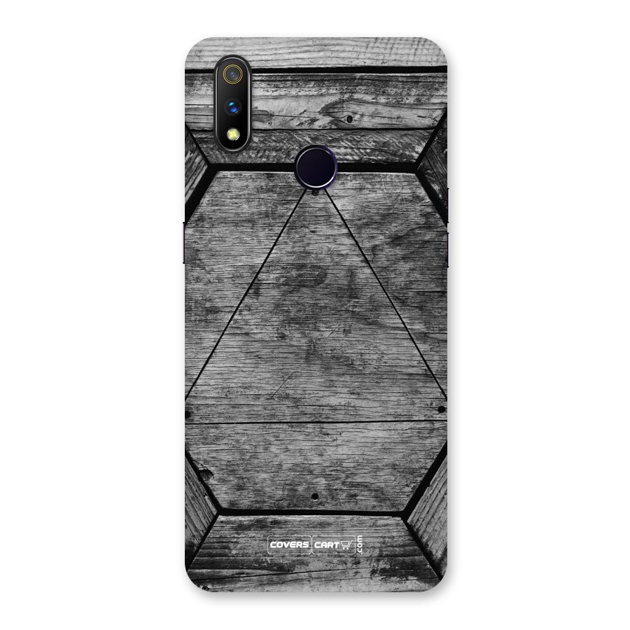 Wooden Hexagon Back Case for Realme 3 Pro