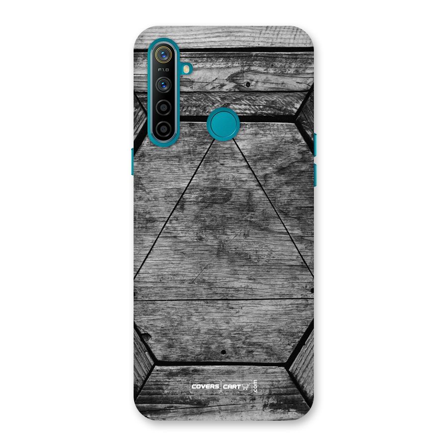 Wooden Hexagon Back Case for Realme 5i