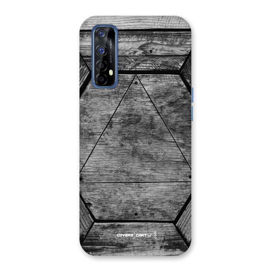 Wooden Hexagon Back Case for Realme 7