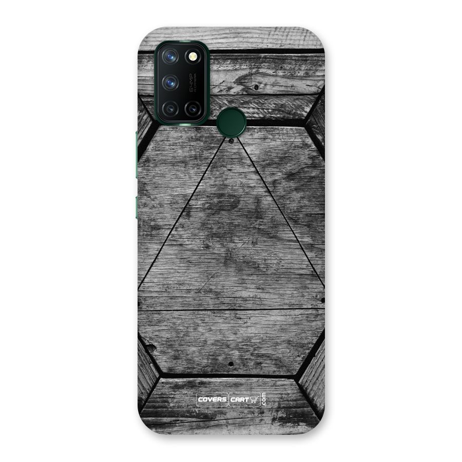 Wooden Hexagon Back Case for Realme 7i