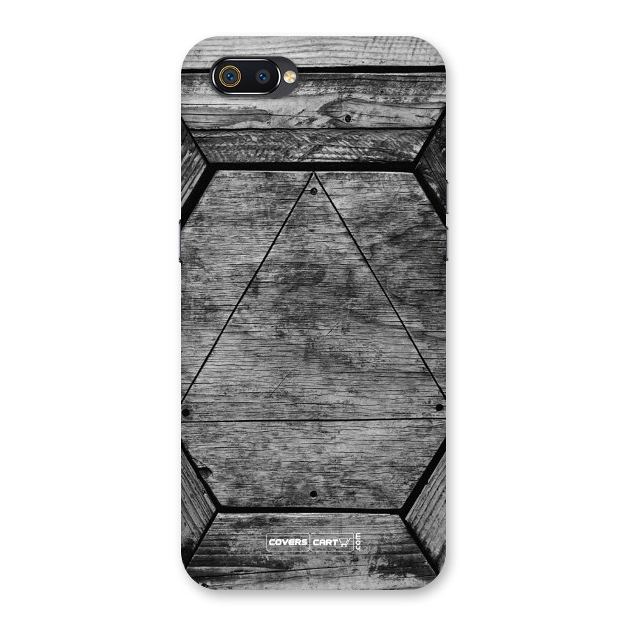 Wooden Hexagon Back Case for Realme C2