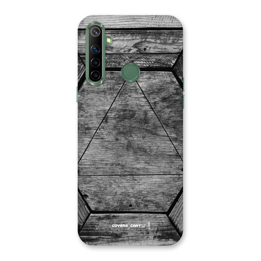 Wooden Hexagon Back Case for Realme Narzo 10