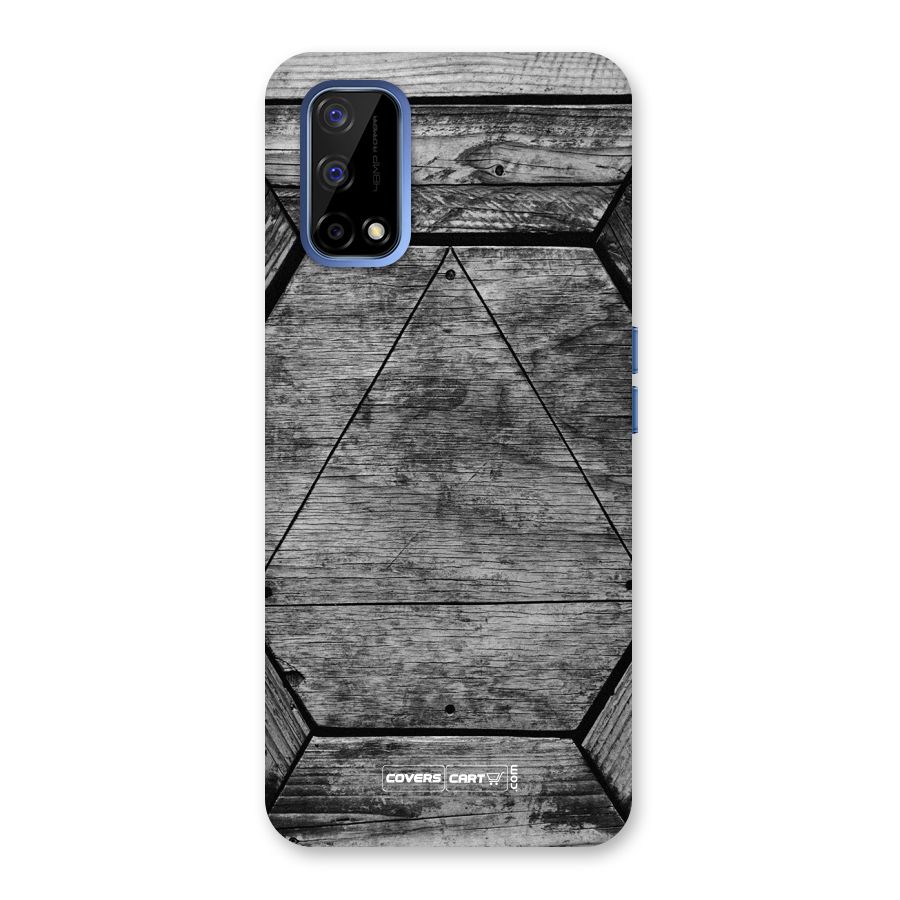 Wooden Hexagon Back Case for Realme Narzo 30 Pro