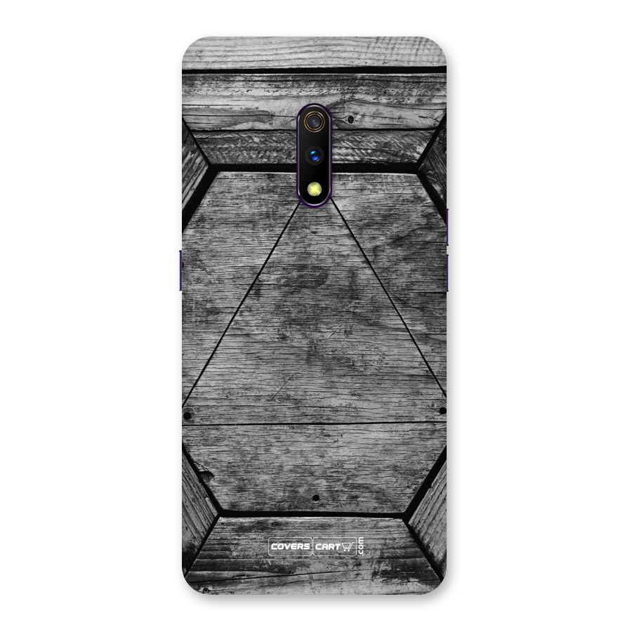 Wooden Hexagon Back Case for Realme X
