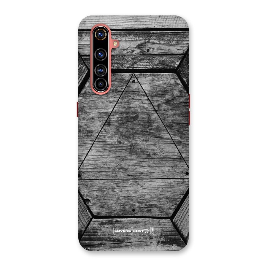 Wooden Hexagon Back Case for Realme X50 Pro