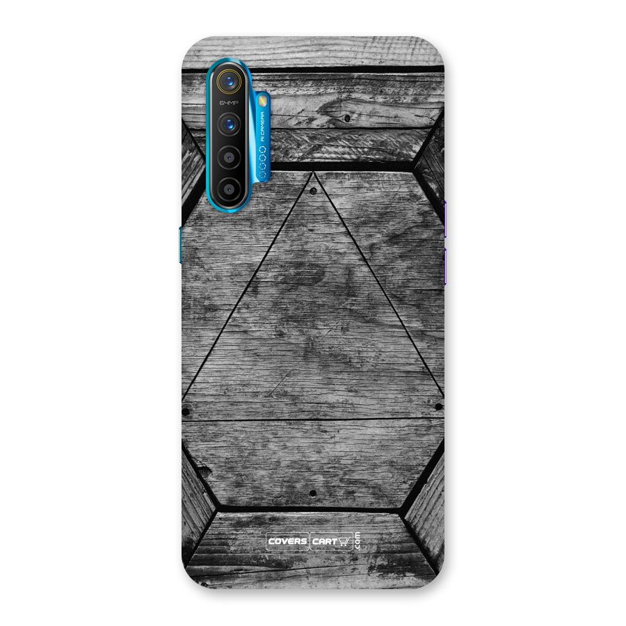 Wooden Hexagon Back Case for Realme XT