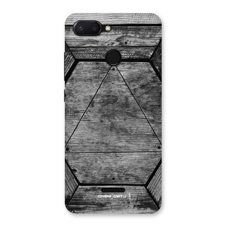 Wooden Hexagon Back Case for Redmi 6