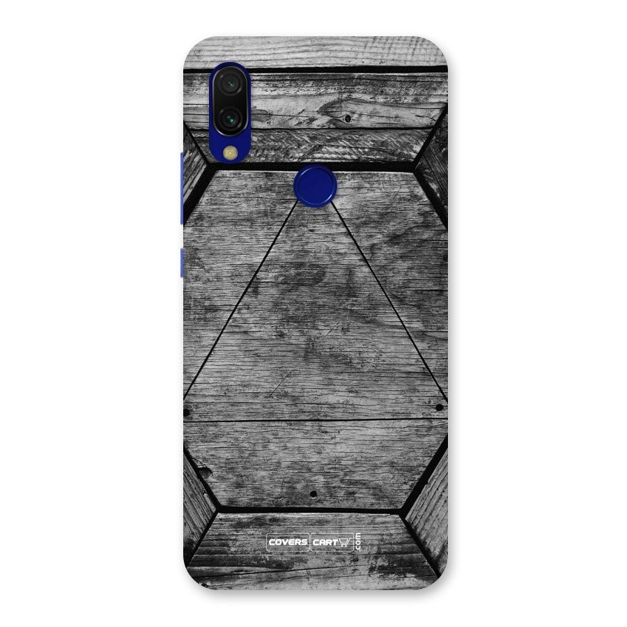 Wooden Hexagon Back Case for Redmi 7