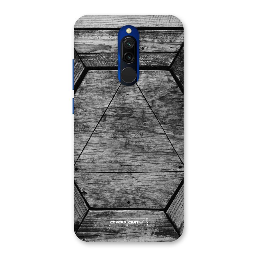 Wooden Hexagon Back Case for Redmi 8