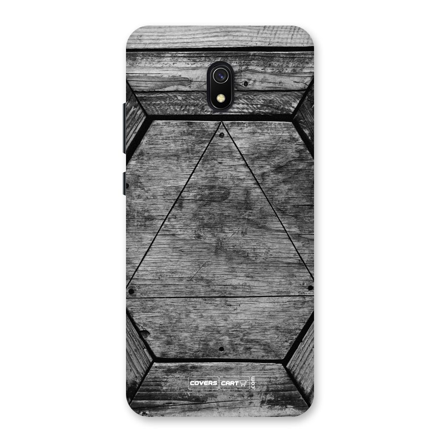 Wooden Hexagon Back Case for Redmi 8A