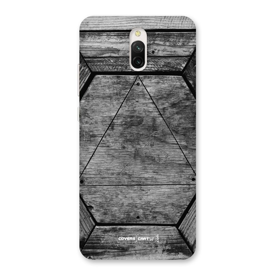 Wooden Hexagon Back Case for Redmi 8A Dual