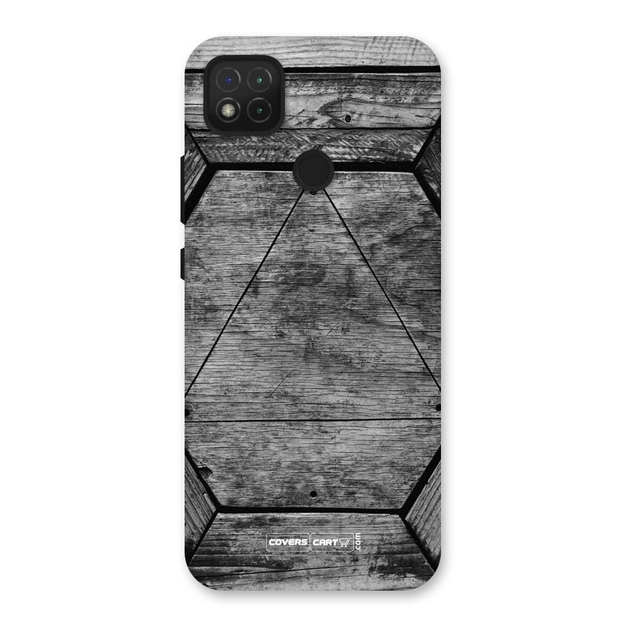 Wooden Hexagon Back Case for Redmi 9