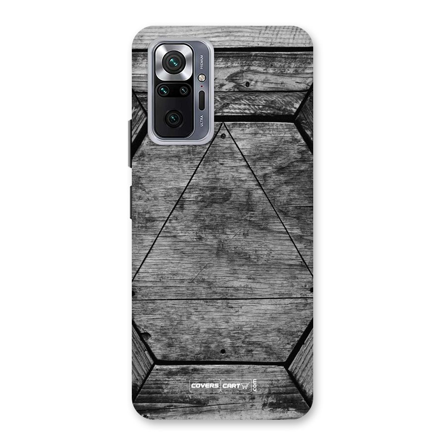 Wooden Hexagon Back Case for Redmi Note 10 Pro Max