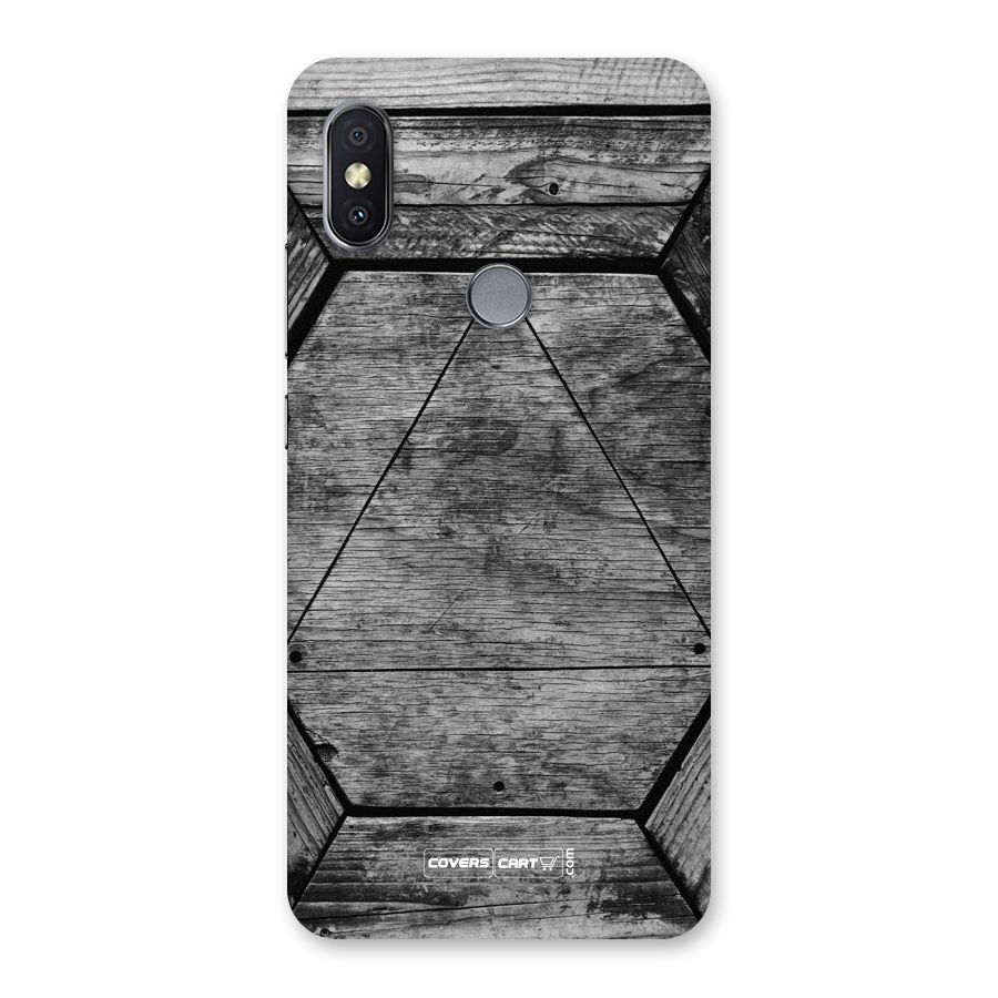 Wooden Hexagon Back Case for Redmi Y2