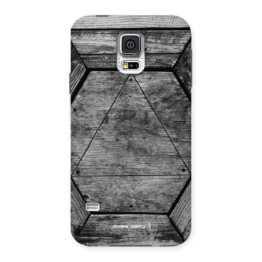 Wooden Hexagon Back Case for Samsung Galaxy S5