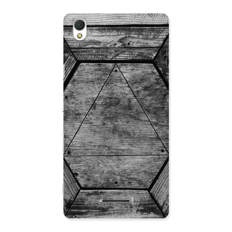 Wooden Hexagon Back Case for Sony Xperia T3