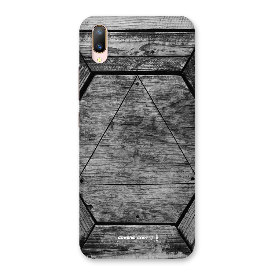Wooden Hexagon Back Case for Vivo V11 Pro