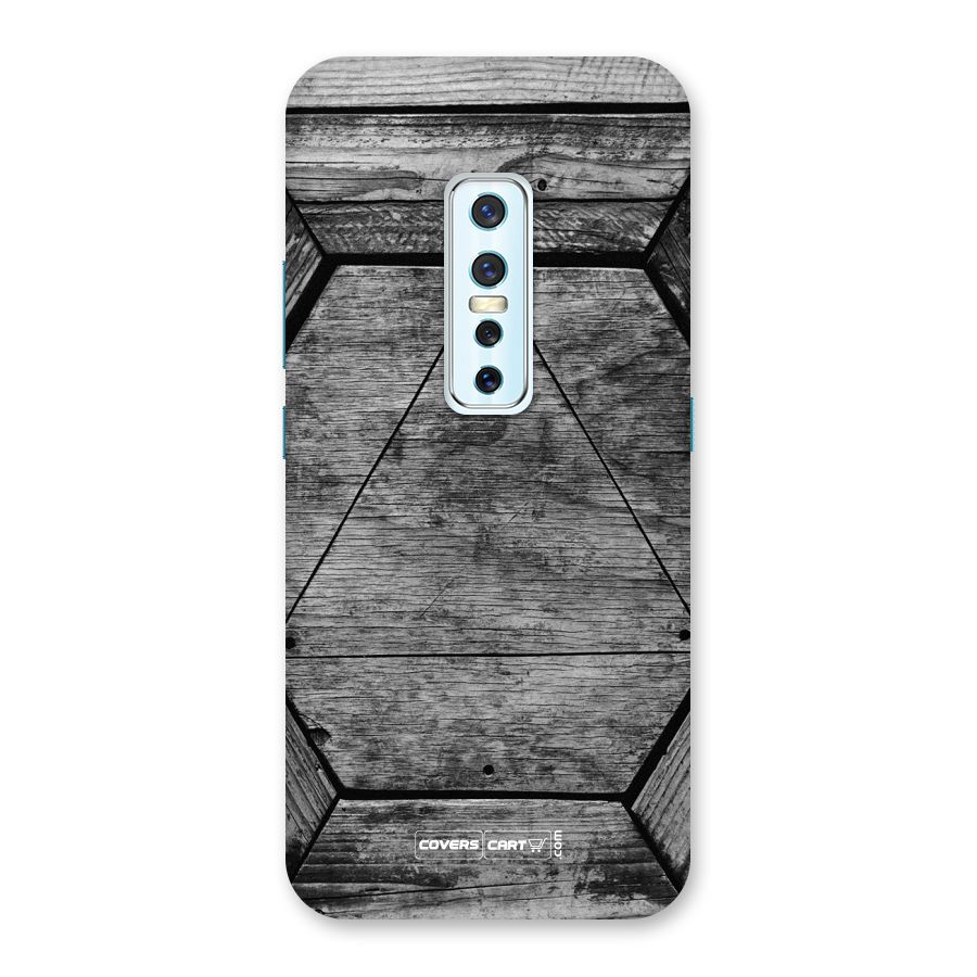 Wooden Hexagon Back Case for Vivo V17 Pro