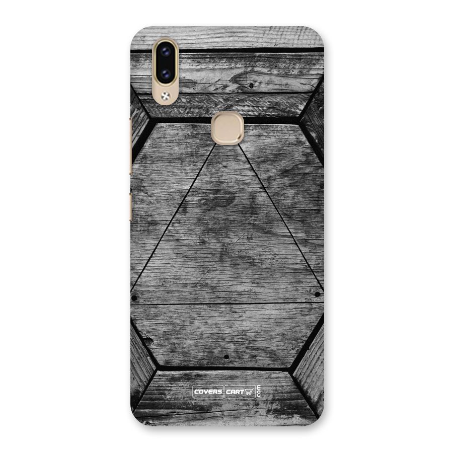Wooden Hexagon Back Case for Vivo V9 Youth