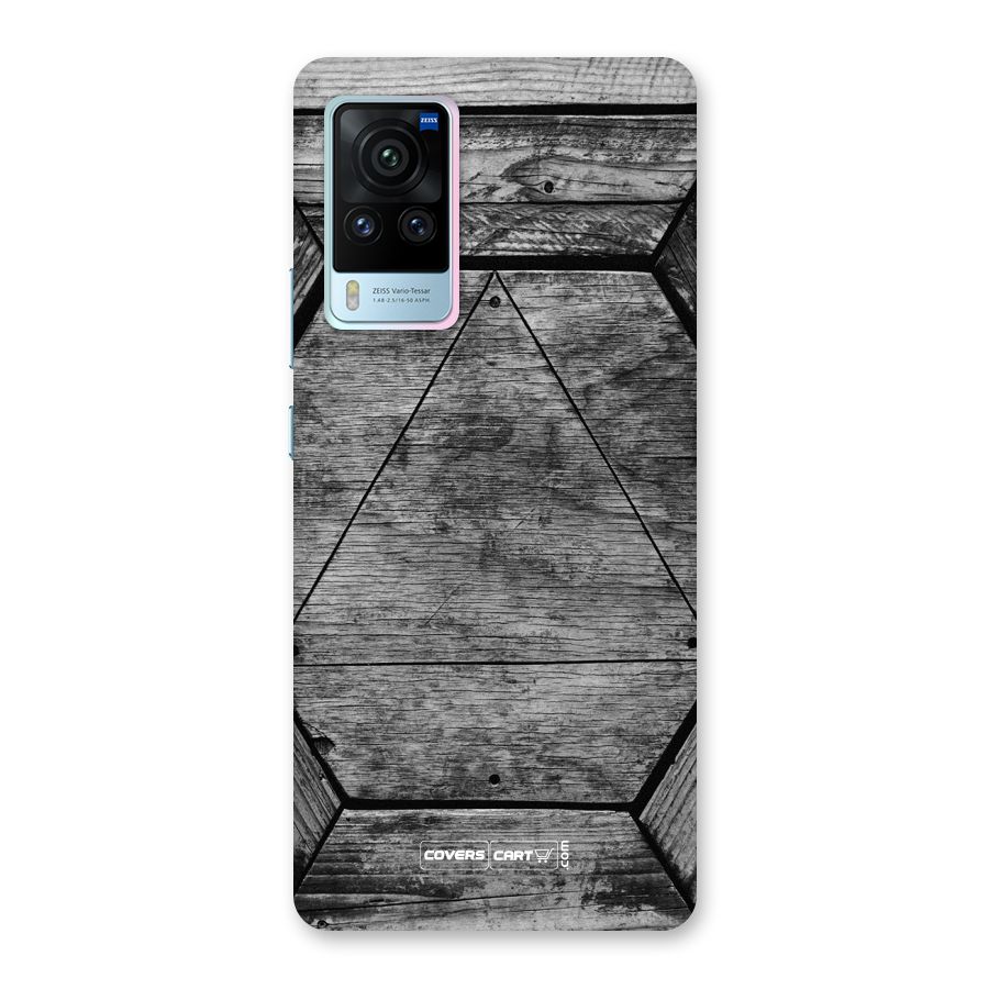 Wooden Hexagon Back Case for Vivo X60 Pro