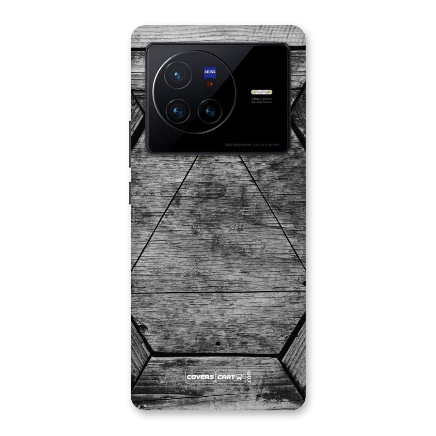 Wooden Hexagon Back Case for Vivo X80