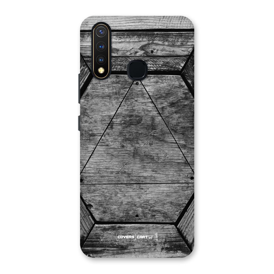 Wooden Hexagon Back Case for Vivo Y19