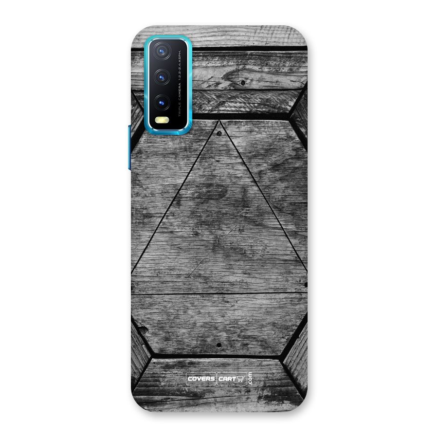 Wooden Hexagon Back Case for Vivo Y20G