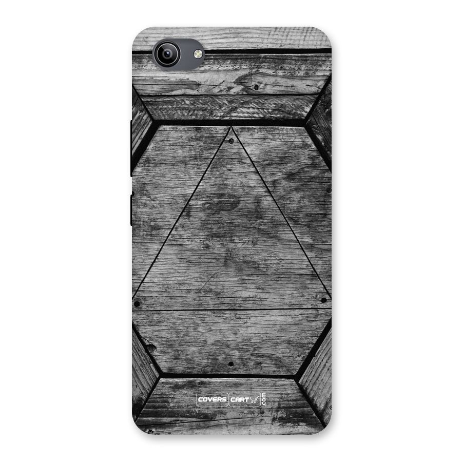 Wooden Hexagon Back Case for Vivo Y81i