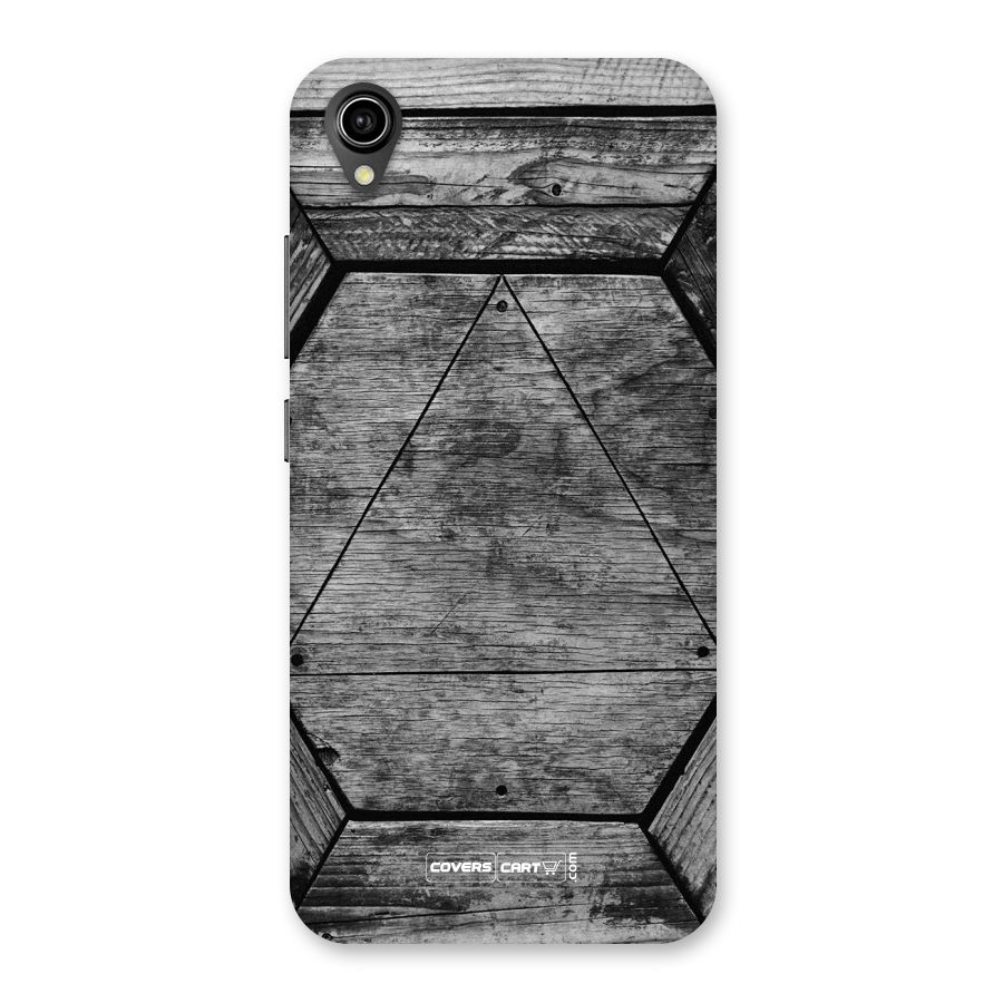 Wooden Hexagon Back Case for Vivo Y90