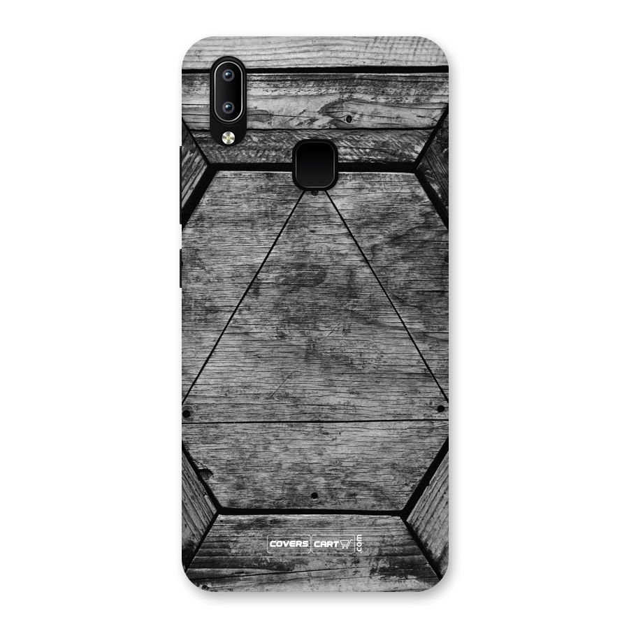 Wooden Hexagon Back Case for Vivo Y93