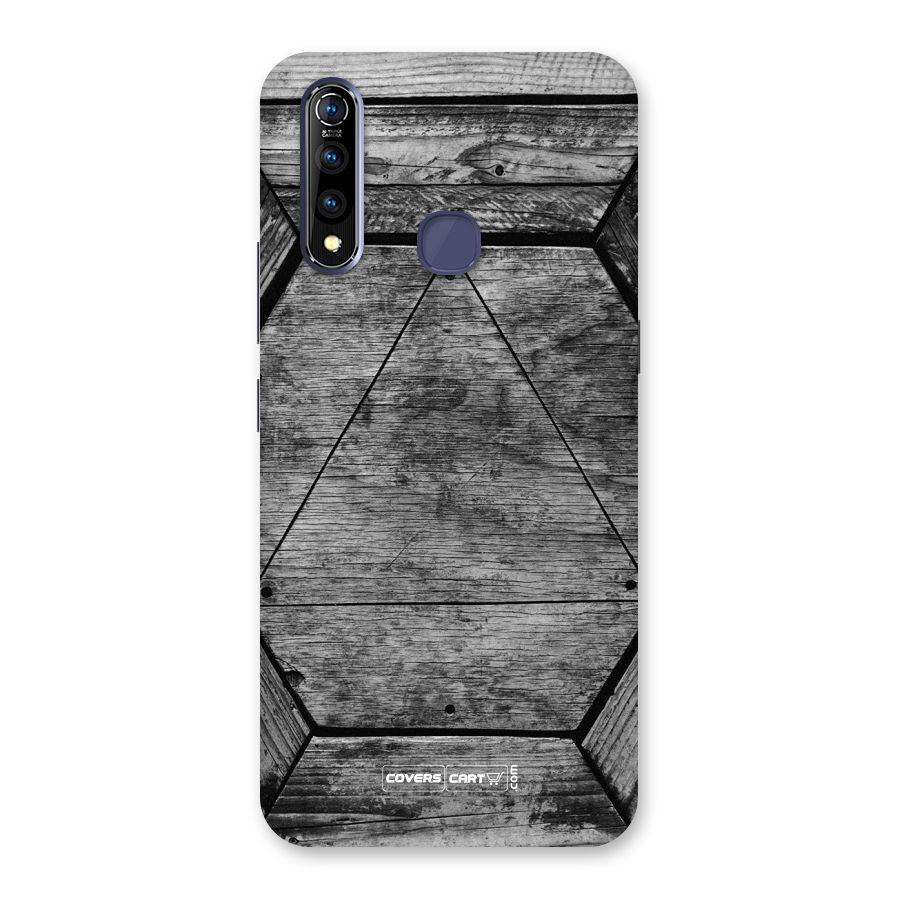 Wooden Hexagon Back Case for Vivo Z1 Pro