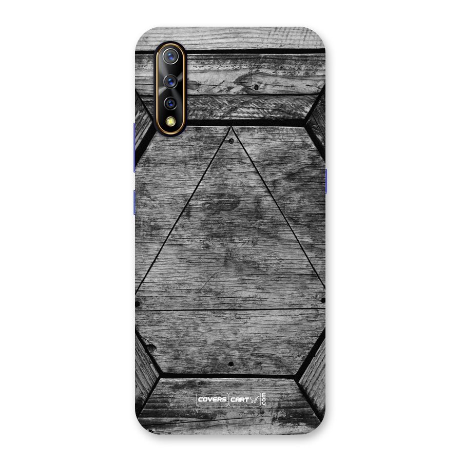 Wooden Hexagon Back Case for Vivo Z1x