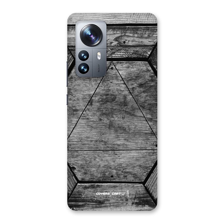 Wooden Hexagon Back Case for Xiaomi 12 Pro