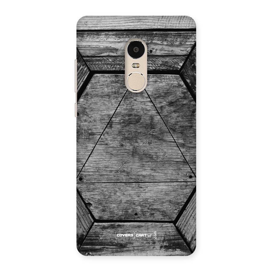 Wooden Hexagon Back Case for Xiaomi Redmi Note 4